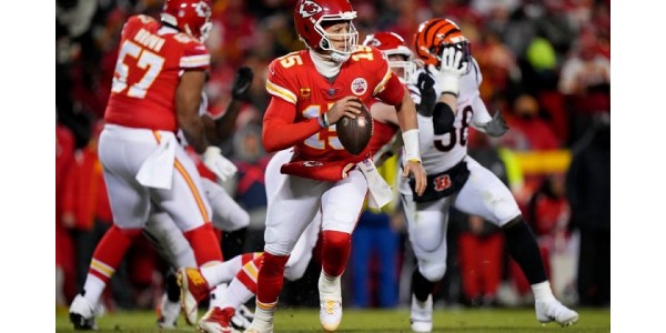 Patrick Mahomes eteni uransa kolmanteen Super Bowl -finaaliin